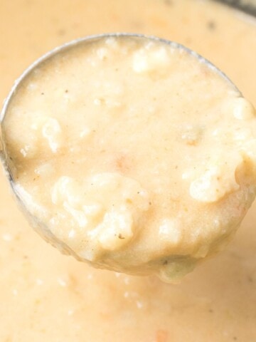 cauliflower soup.