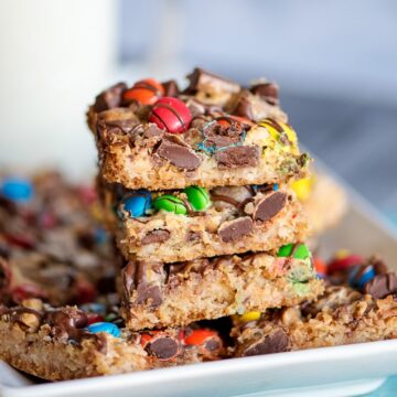 stacked magic cookie bars