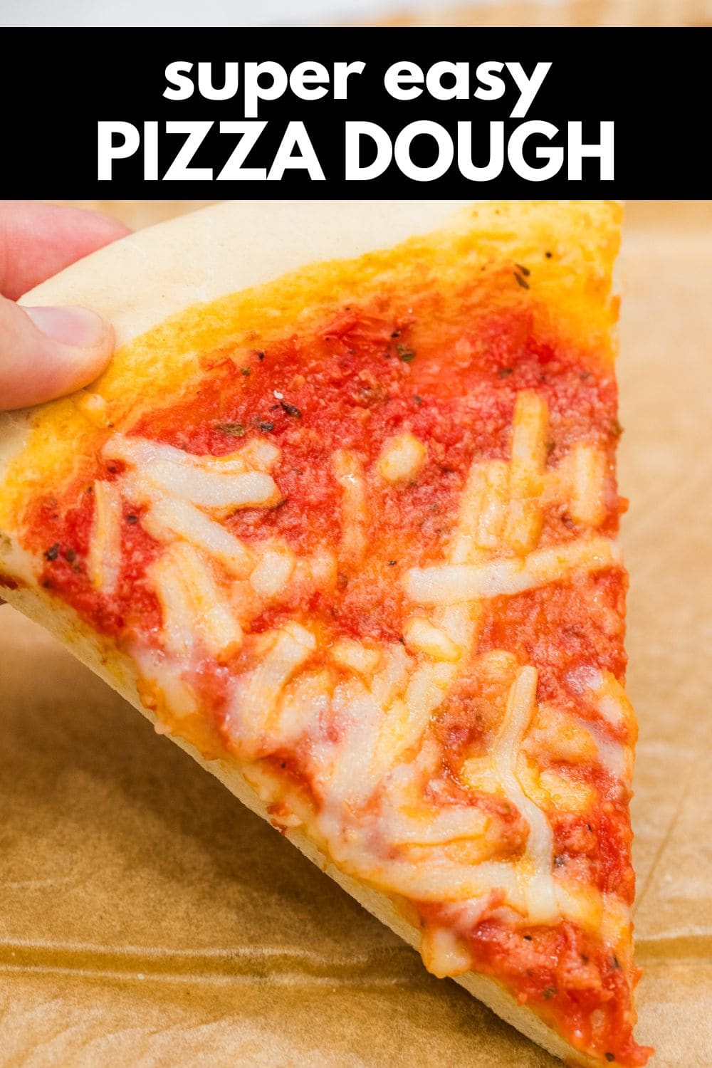 quick pizza dough recipe pin