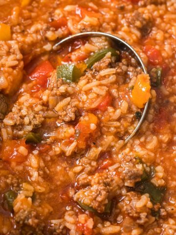 slow cooker stuffed pepper soup