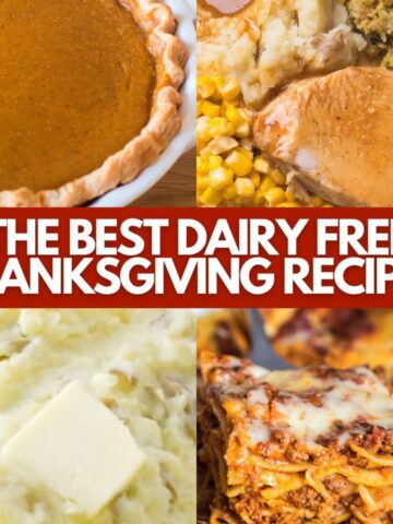 the best dairy free thanksgiving recipes.