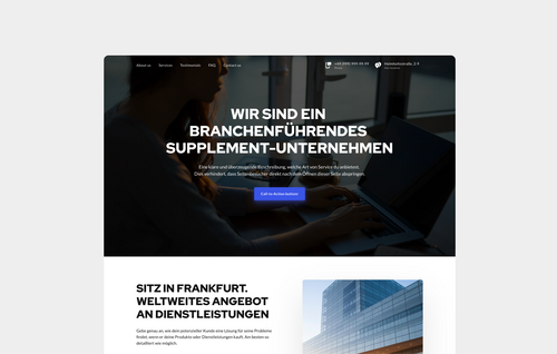 landingpage-onepage-unternehmen-website